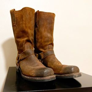 Frye 12" Harness Boots size 9